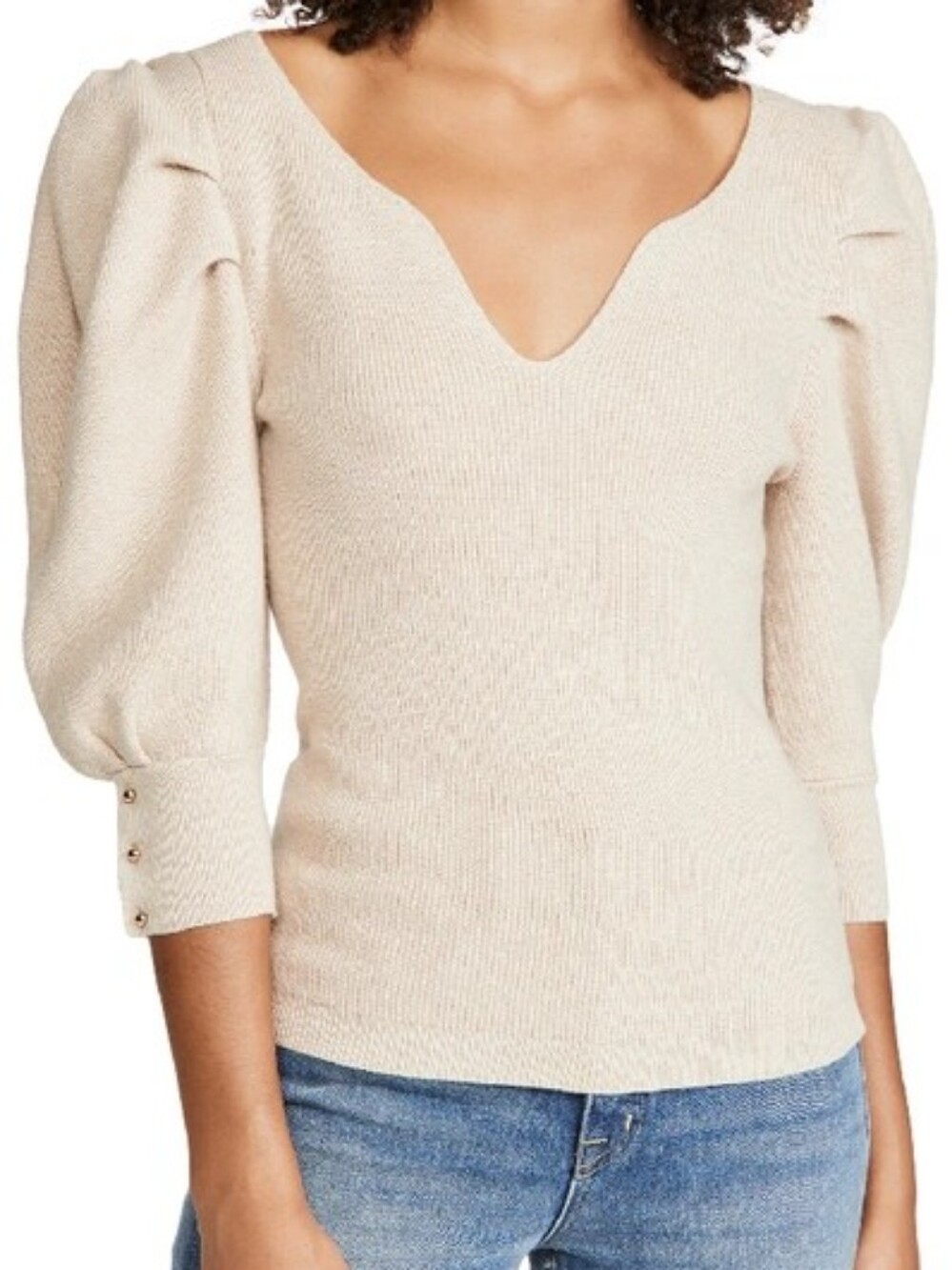 ba&sh Cream Harrison Sweater